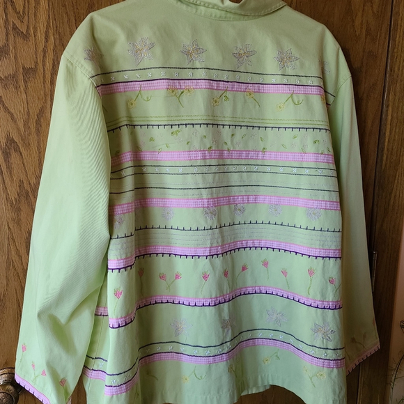 Bechamel 2X Embroidered Jacket Embossed Buttons NWT - Picture 7 of 8